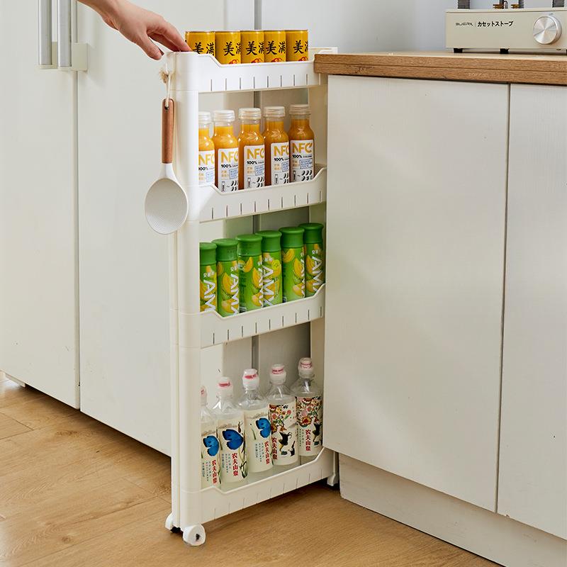 9/10cm夹缝置物架卫生间浴室超窄缝隙厨房冰箱边极窄收纳储柜王涛