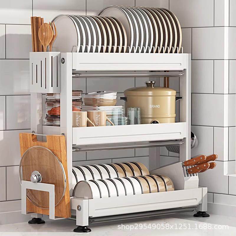 台面多功能收纳盒厨房置物架碗碟碗盘收纳架碗柜放碗架碗筷沥水架,金属材料及制品,金属加工件/五金加工件,淘宝优惠券,粉丝福利购,淘宝优惠卷