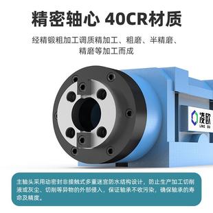 钻孔钻铣主轴 切削头动力头MT BT30 50镗铣头无动力头改装