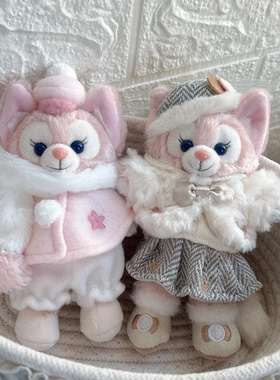 上迪冬日玲娜贝儿挂件春日可爱书包钥匙扣龙骧包挂饰毛绒玩偶挂件