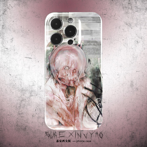 创意小众油画iPhone15promaxcult