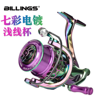 比靈斯微物金屬紡車輪遠投魚線輪把手路亞輪漁輪漁具海竿輪釣具