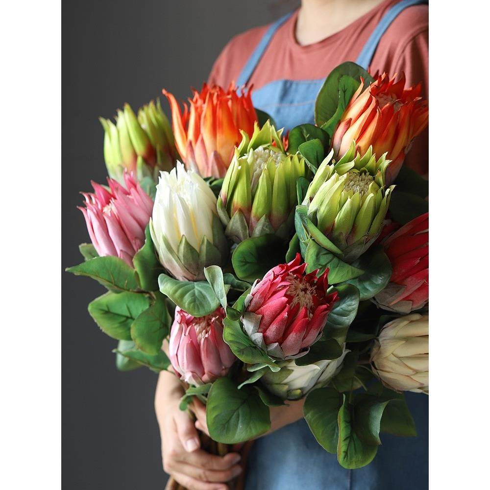 高品帝王花欧式现代客厅卧室餐桌茶几花束仿真绢花假花艺软装饰品,家居饰品,仿真花/假花,淘宝优惠券,粉丝福利购,淘宝优惠卷