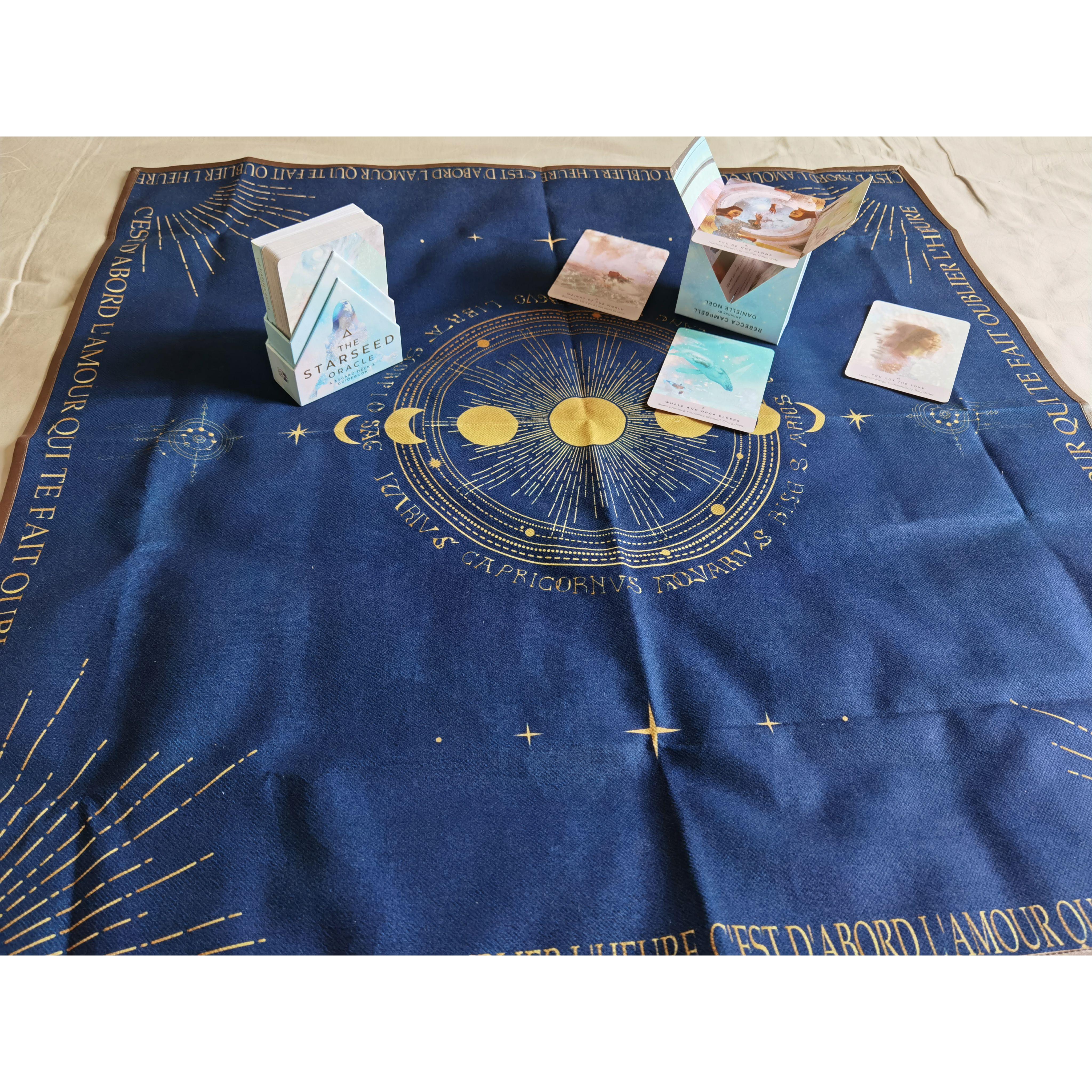塔罗牌周边仪式卡牌桌游桌布欧式布艺神秘烂漫星座书桌茶几餐桌垫