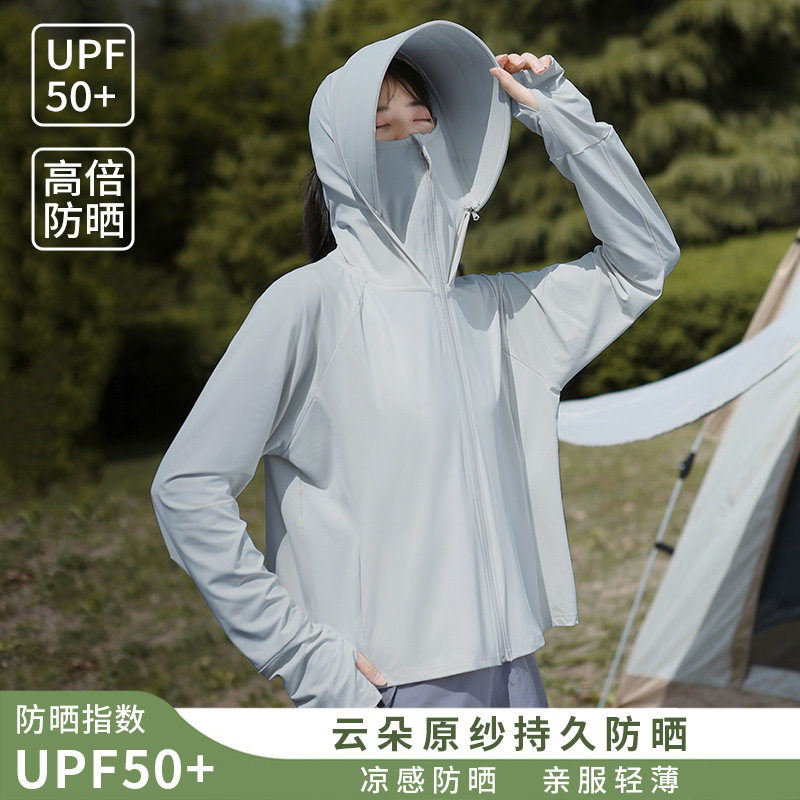 冰丝大帽檐防晒衣女款202