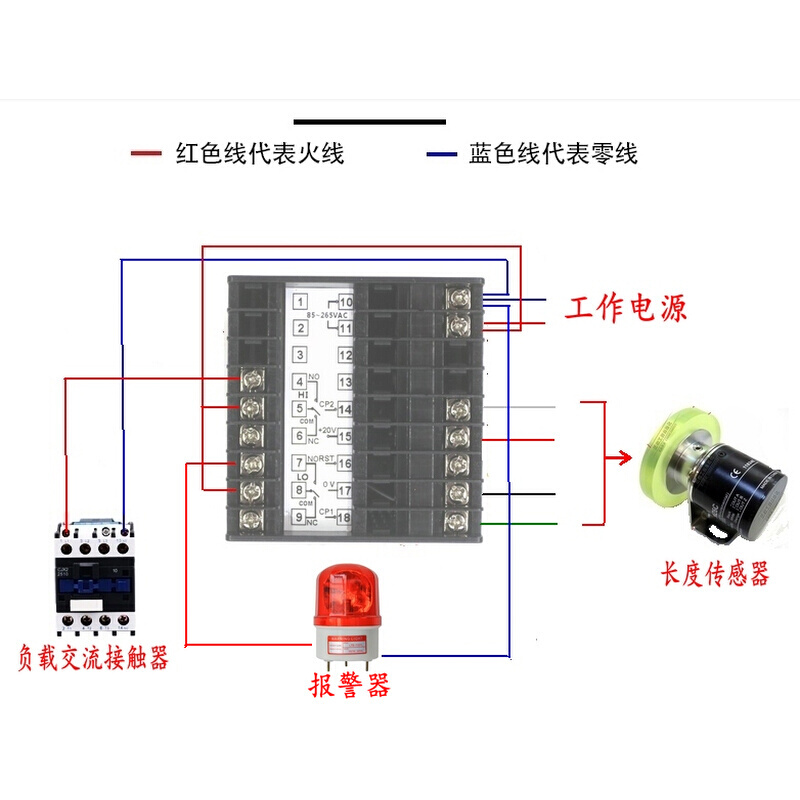 新品CT7-PS61B/PS62B智能数显电子计数表计长仪计米器CA8-PS6S2