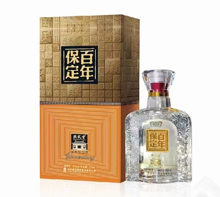 百年堡定38度浓香型百年保定纯粮固态白酒【整箱4瓶发货】
