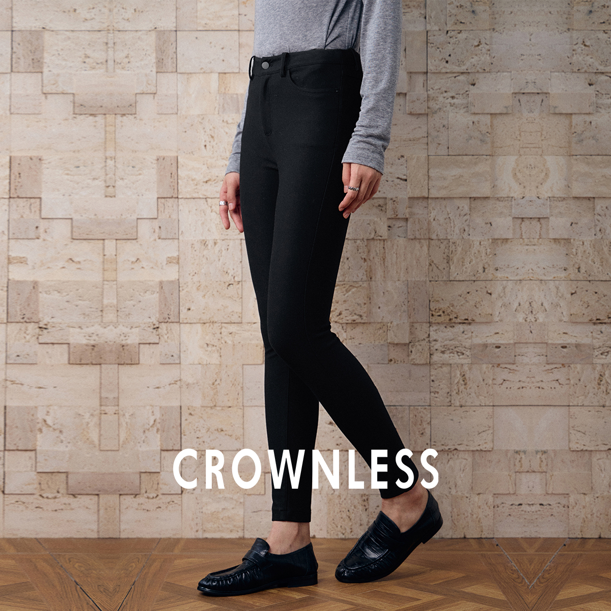 未冕经典款加厚弹力小黑裤