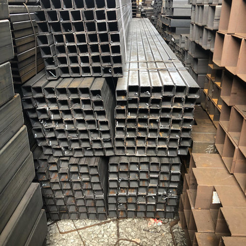 新方管100x100x5q大口径方通q235b热轧黑材铁钢管佛山方管钢材