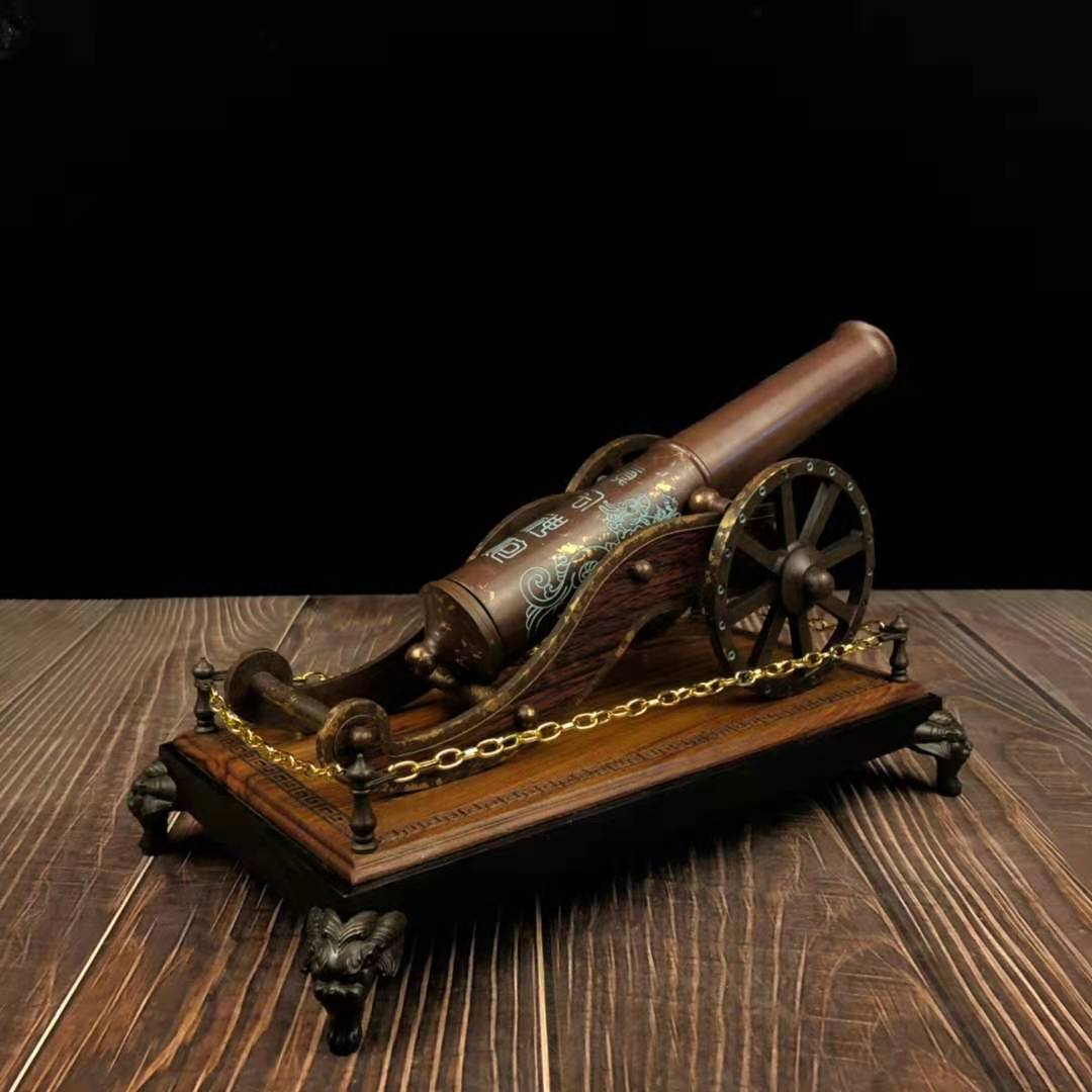 铜神炮摆件一炮而红工艺品铜大炮补客M厅角店铺开业礼品摆件