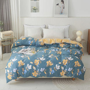 新纯棉被套单件10k0全棉被罩150200学生宿舍单人200230双人被