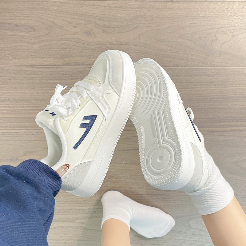 回力厚底小白鞋女百搭加绒板鞋