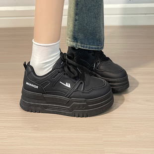 超火6cm增高不累脚小白鞋 新款 女2026春季 回力小个子增高厚底板鞋