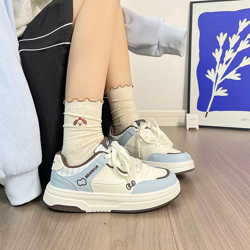 回力刺绣苹果板鞋女2025春季新款