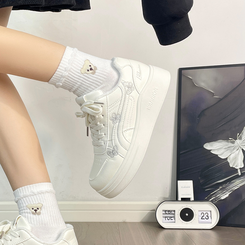 回力加绒厚底面包鞋女冬季新款