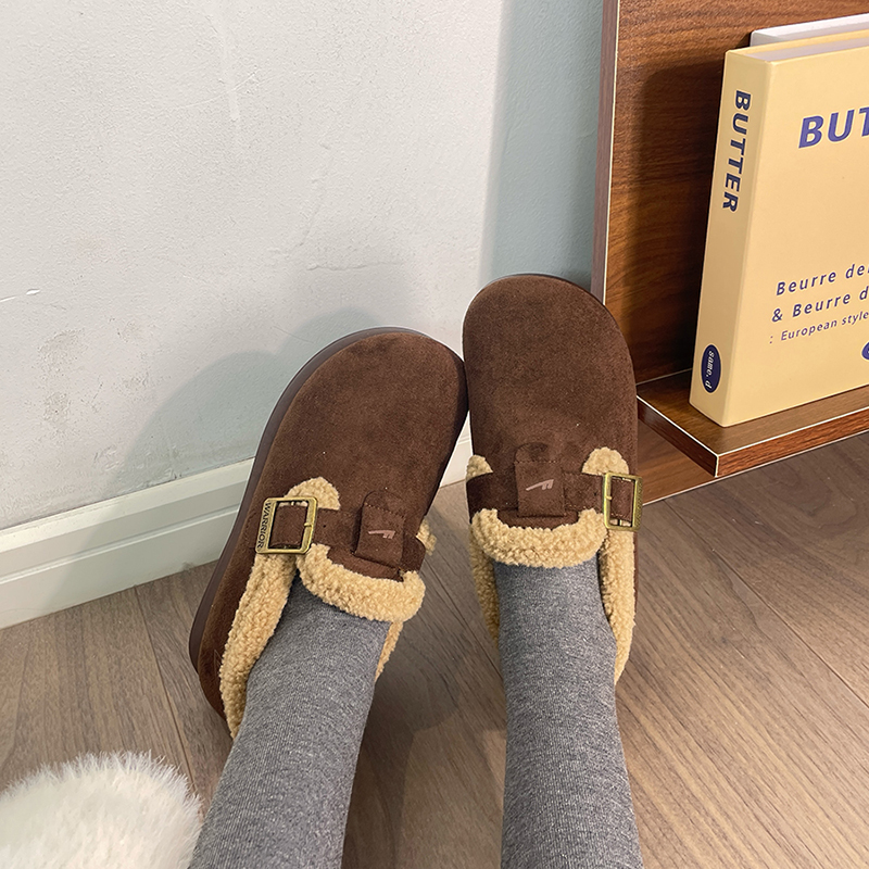 回力加绒勃肯鞋冬季保暖