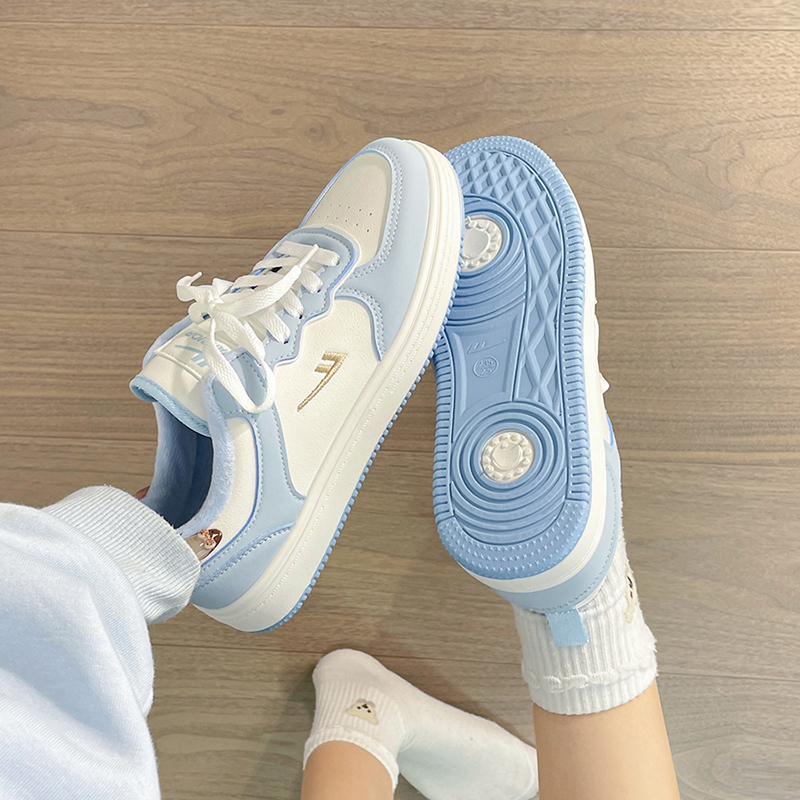 回力厚底板鞋女2025冬季新款加绒