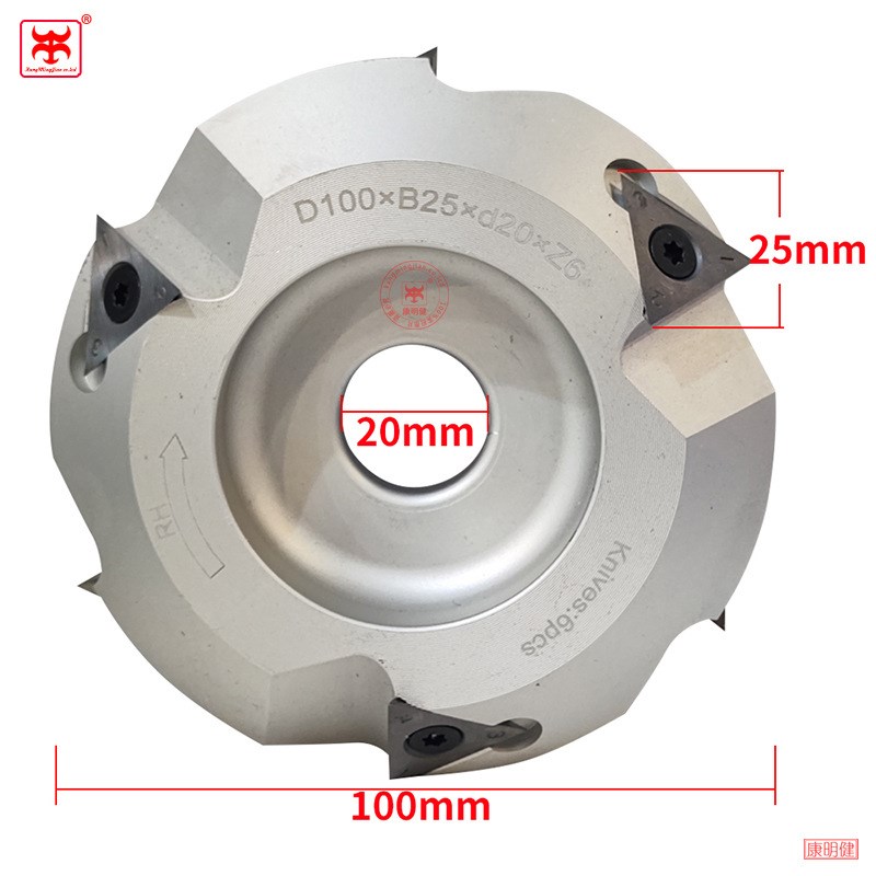 木工舍弃式合金V型刀轨道锯开槽锯片改装多锯片木工V型槽折角铣刀