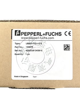 倍加福超声波UB4000-F42-U-V15 I-V15 UB500-F42-I-V15测距传感器