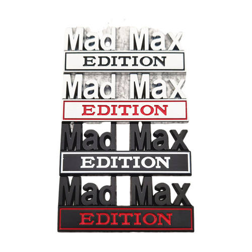 跨境汽车MAD MAX改装标贴车尾标叶子板标EDITION车身贴