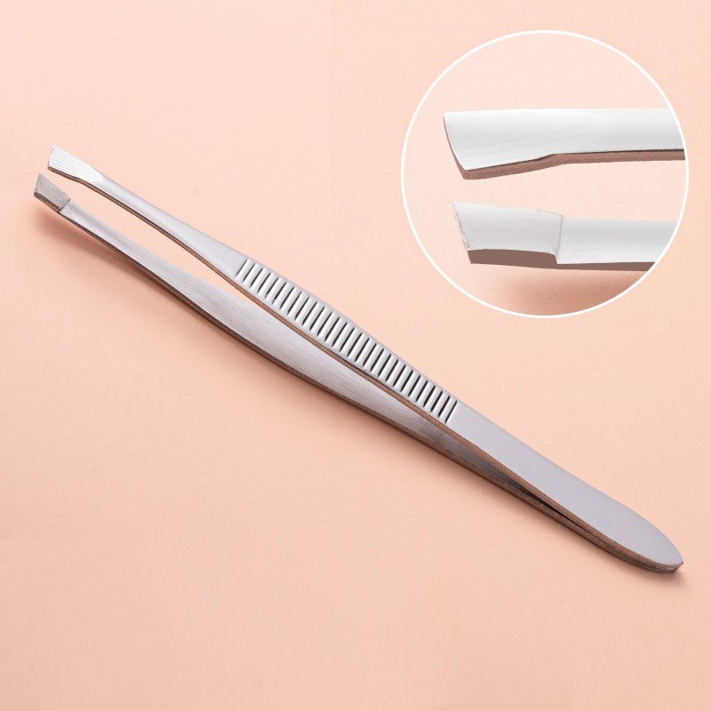 聂孑拔胡子夹子大口扯胡子神器自己拔白头发的修眉毛摄镊子平两件