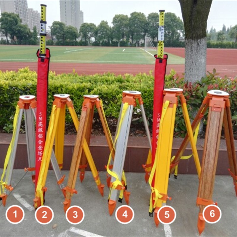 厂家直销水准仪三角架 经纬仪三脚架 塔尺 花杆
