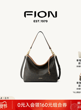 Fion/菲安妮托特包女大容量hobo腋下包新款百搭通勤单肩斜挎包包