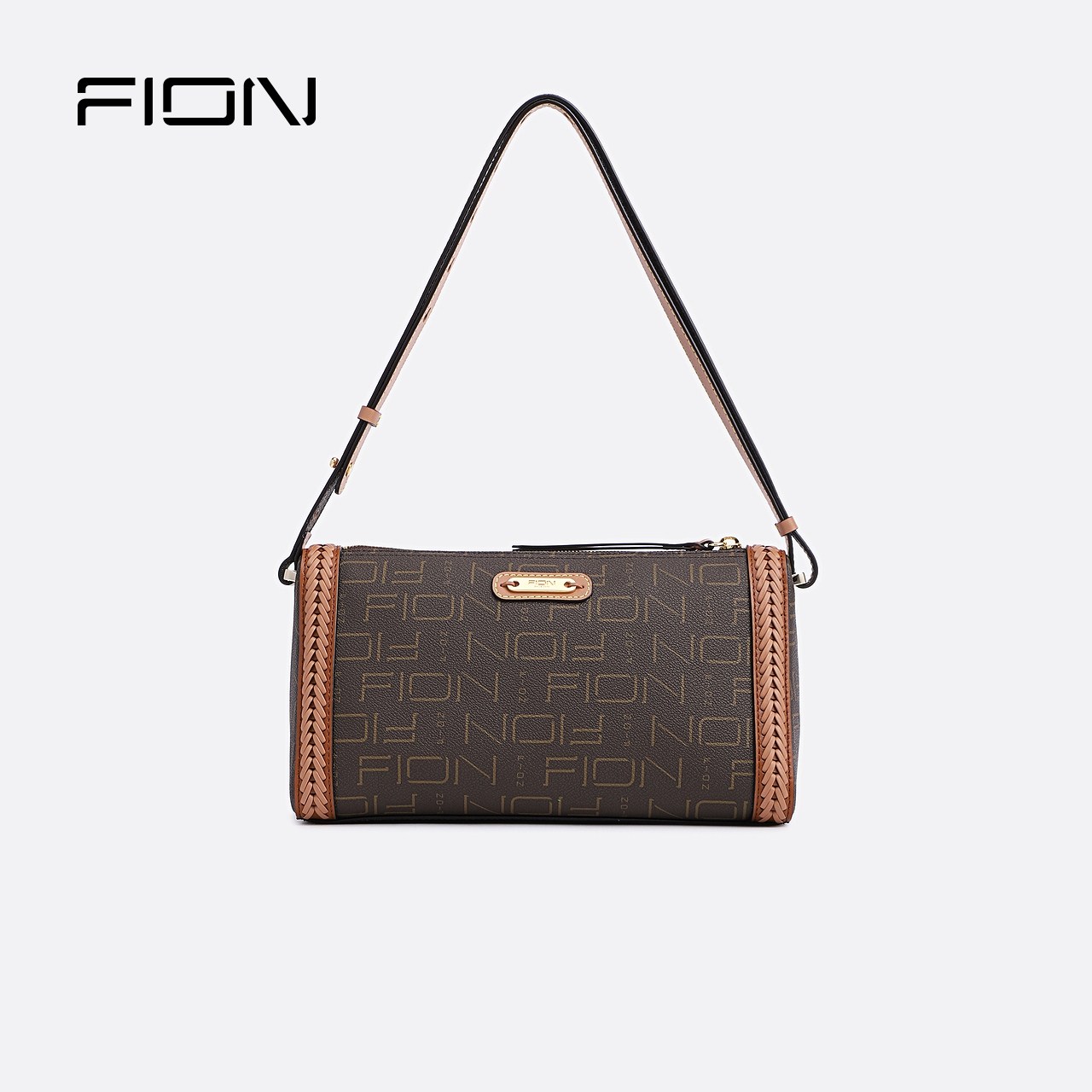 Fion/菲安妮复古迷你老花小包包女 新款小方包斜挎包撞色手提包,箱包皮具/热销女包/男包,小方包,淘宝优惠券,粉丝福利购,淘宝优惠卷