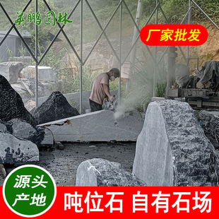 绽放花园创造梦幻般的园林景观石材 汕头异型黑山石设计图加