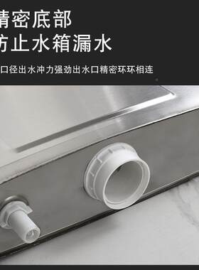 不锈钢冲水箱生间蹲便箱厕所挂冲水箱卫蹲便水公用541厚壁式蹲厕