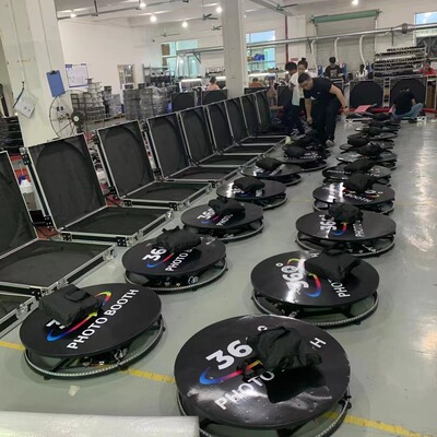 海外仓直发360 spin photo booth派对360环拍旋转拍照亭照相亭