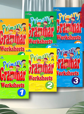 新加坡小学语法练习6册1-6年级Primary Grammar Worksheet 原版书新加坡Casco出版