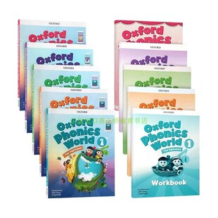 北京发货 新版 正版牛津自然拼读 Oxford Phonics World 教材练习册视频课程12345级 OPW原版进口