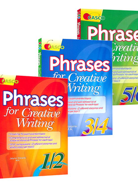 Casco Phrases for creative writing新加坡小学英语创意写作 Singapore 创造性写作短语英文原版教辅