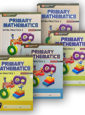 美国小学数学教材配套强化补充练习Primary mathematics Maths Extra Practic 英文原版教辅