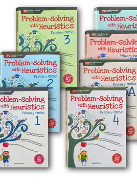 新加坡小学数学建模 Problem-solving with  heuristics  启发式解决问题 提高应用题指导练习册 英文原版