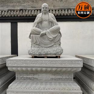 石雕十八罗汉花岗岩十八罗汉石雕佛像厂家站立十八罗汉汉白玉罗汉