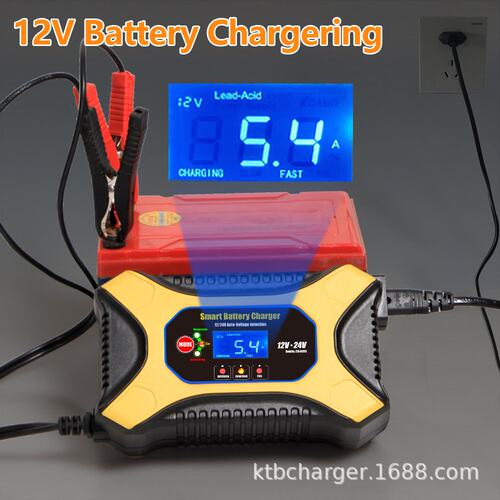 汽车电瓶充电器12V24V摩托车小车多功能智能脉冲修复蓄电池充电机