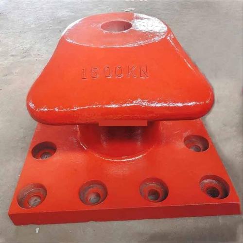 现货150kn方底系船柱铸铁码头桩铸钢系船钩系缆码头栓船柱带缆桩