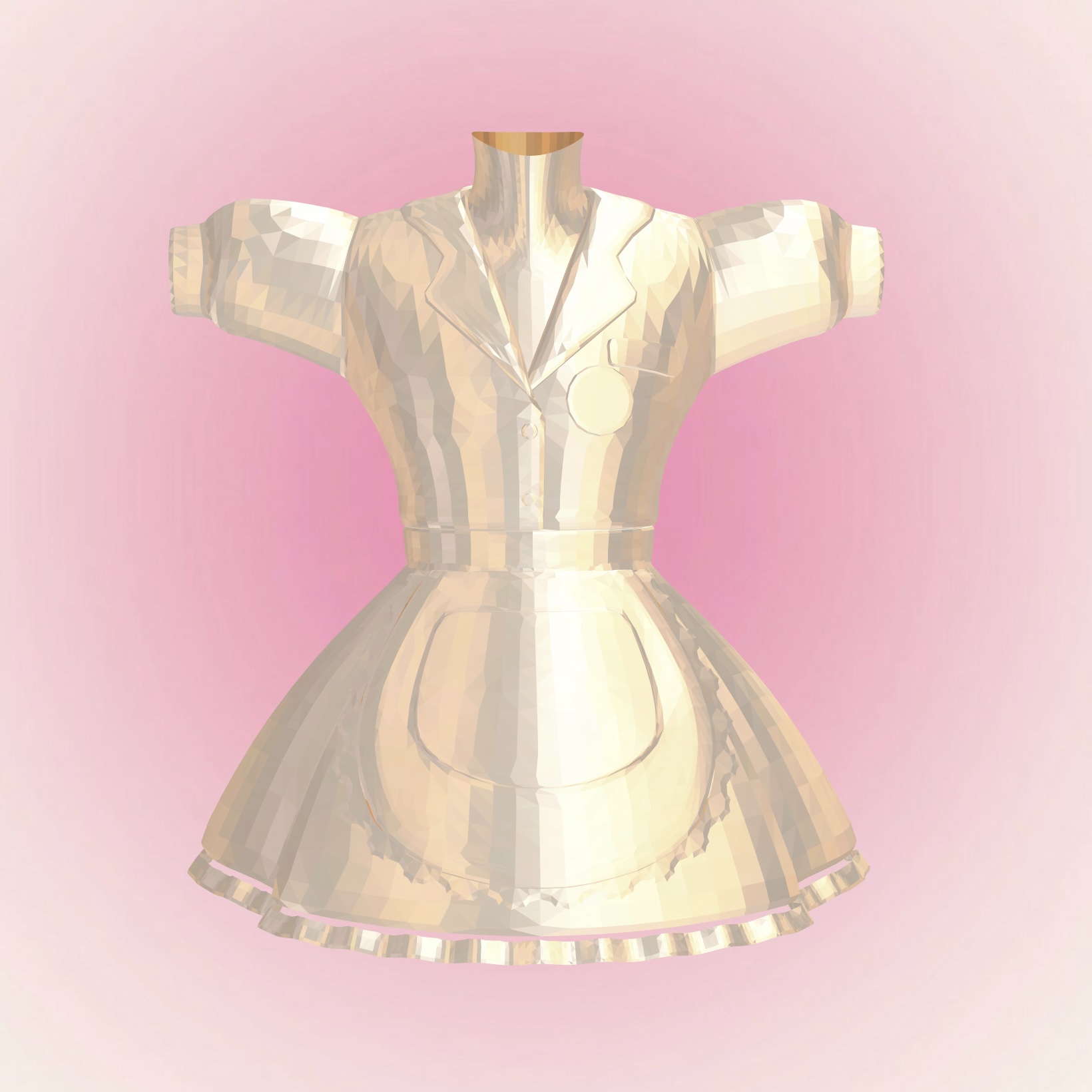 男女鱼骨蝴蝶结连衣裙裙子礼服雕刻服装衣服3D模型OBJ/FBX/200套