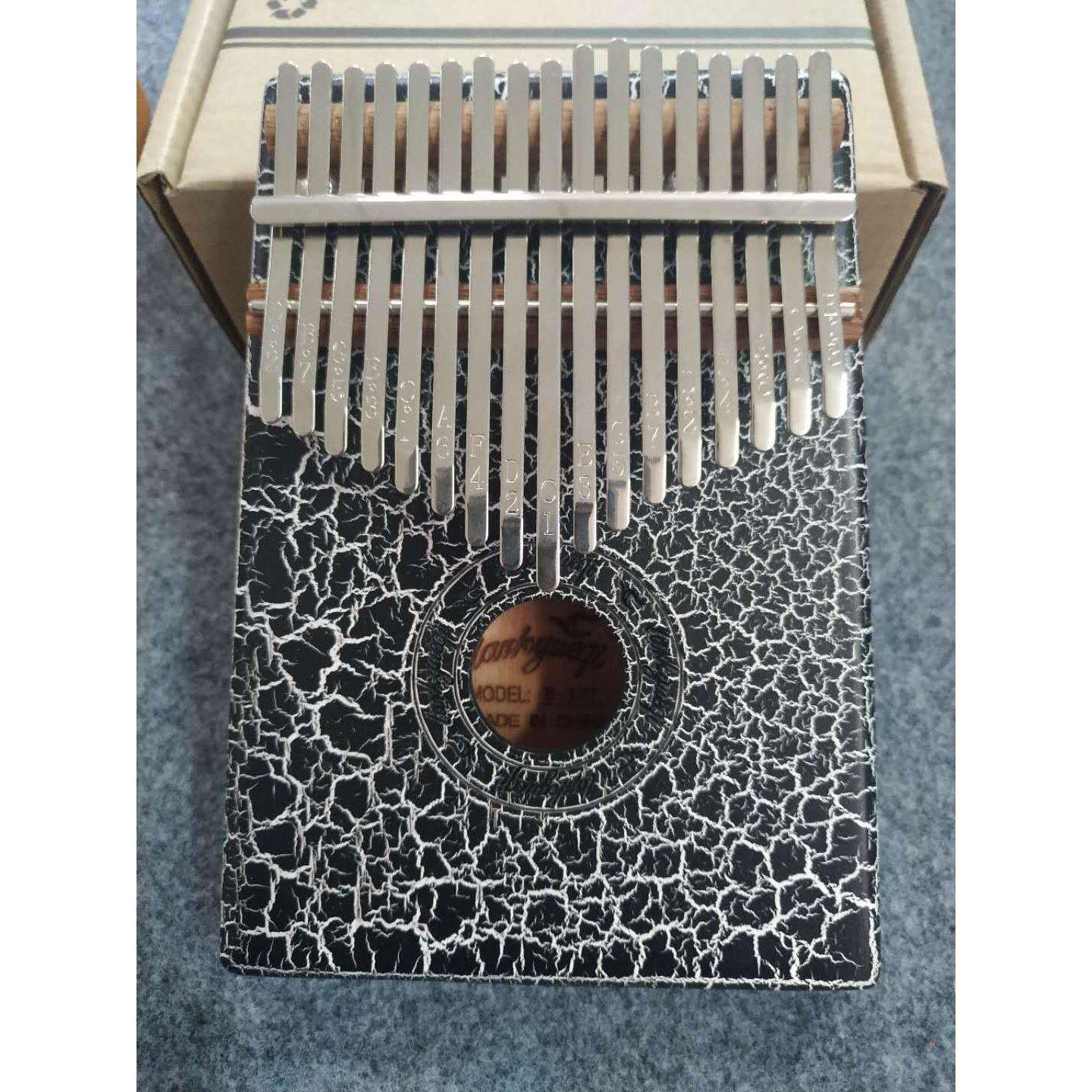 17音卡林巴拇指琴12生肖卡林巴拇指琴kalimba手指琴冰裂款手指琴