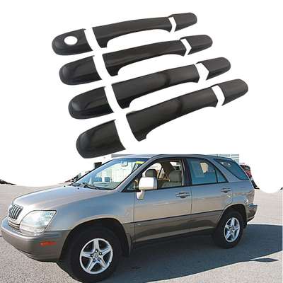 99-02款凌志RX300 普瑞维亚 PREVIA ESTIMA ACR30门拉手盖亮黑