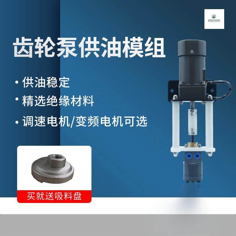精诚油漆齿轮泵电机组供油模组齿轮泵总成水性油性油泵电机组