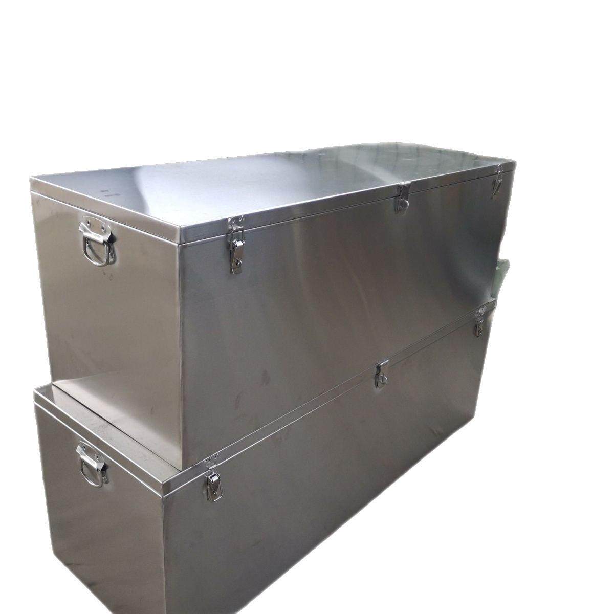 不锈钢工具箱加厚储物箱车载收纳后备箱大号防尘防水方形储物盒子,3C数码配件,USB灯,淘宝优惠券,粉丝福利购,淘宝优惠卷