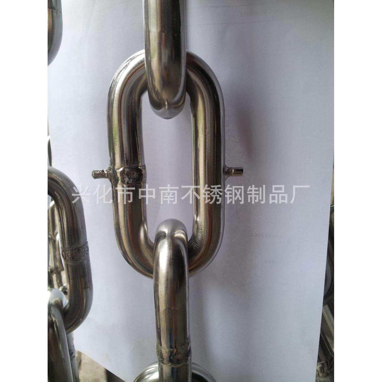 304不锈钢链条 不锈钢管道链条 不锈钢椭圆环传动链条 锚链传动链