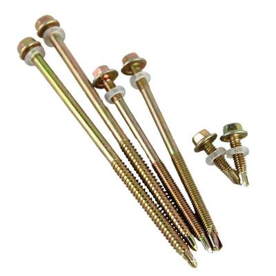 北塔BT 六角自钻丝 钻尾丝 带塑料透明垫圈螺钉鑫方盛(五金)六角