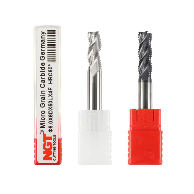 NGT 60度铣刀 钨钢粗皮铣刀 硬质合金立铣刀 波纹粗皮刀4-20MM