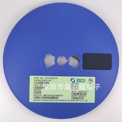 CJ长电长晶DTC123YCA ECA ZUA ZE 143ZCA 114ECA丝印E23/62/24/14