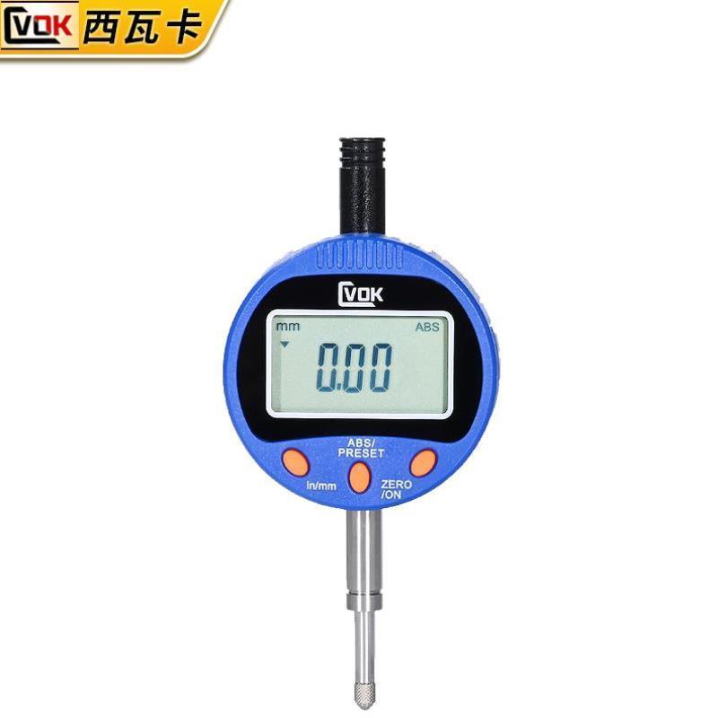 西瓦卡数显千分表百分表电子测量工具0-12.72550100mm高度规深度