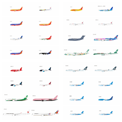 NG客机模型YU定专用链接1/400